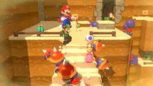 Super Mario 3D World Screenshot 2 Ecran Partage
