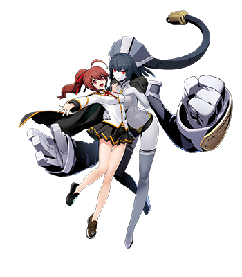 BlazBlue Cross Tag Battle Celica Shared Screen