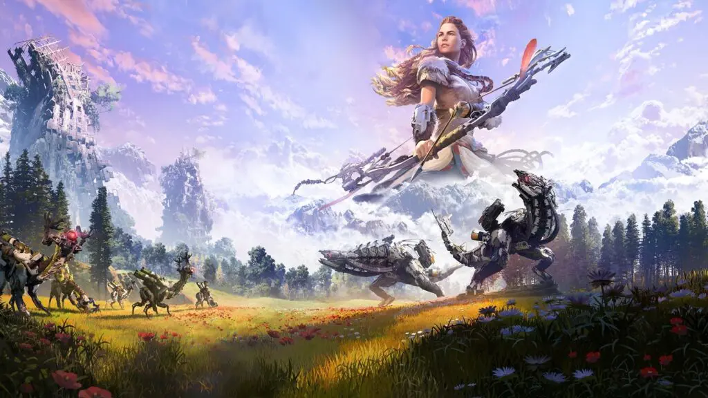 Horizon Zero Dawn 1 Ecran partagé