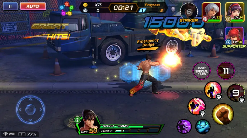 King of Fighters All-Star Screenshot 1 Shared Screen