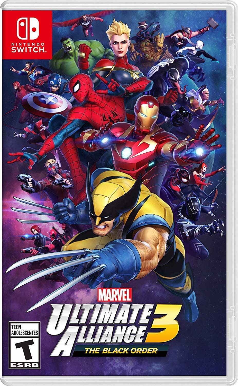 Marvel Ultimate Alliance 3 Boxart Écran Partagé