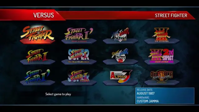 Street Fighter 30th Anniversary Collection Screenshot 1 Écran Partagé
