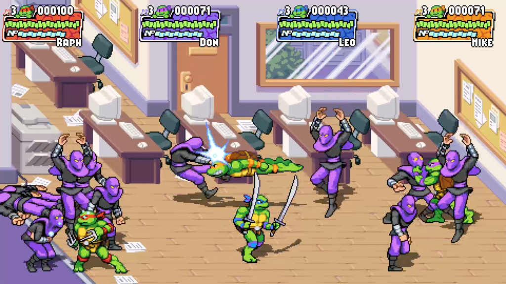 Review: Teenage Mutant Ninja Turtles: Shredder's Revenge explained to parents 3 TMNT Shredder Revenge Screenshot 1 Shared Screen