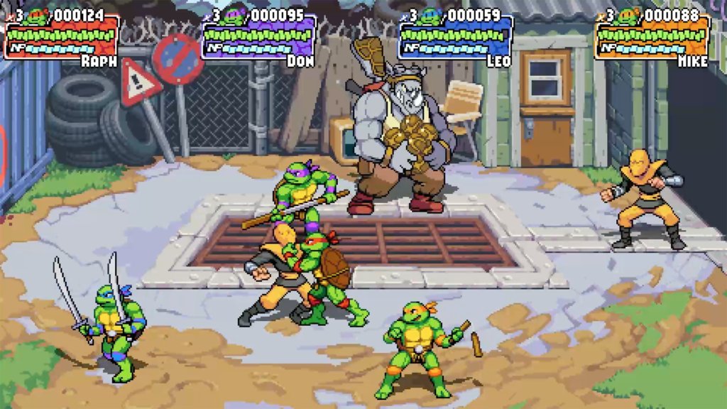 Review: Teenage Mutant Ninja Turtles: Shredder's Revenge explained to parents 7 TMNT Shredder Revenge Screenshot 5 Shared Screen