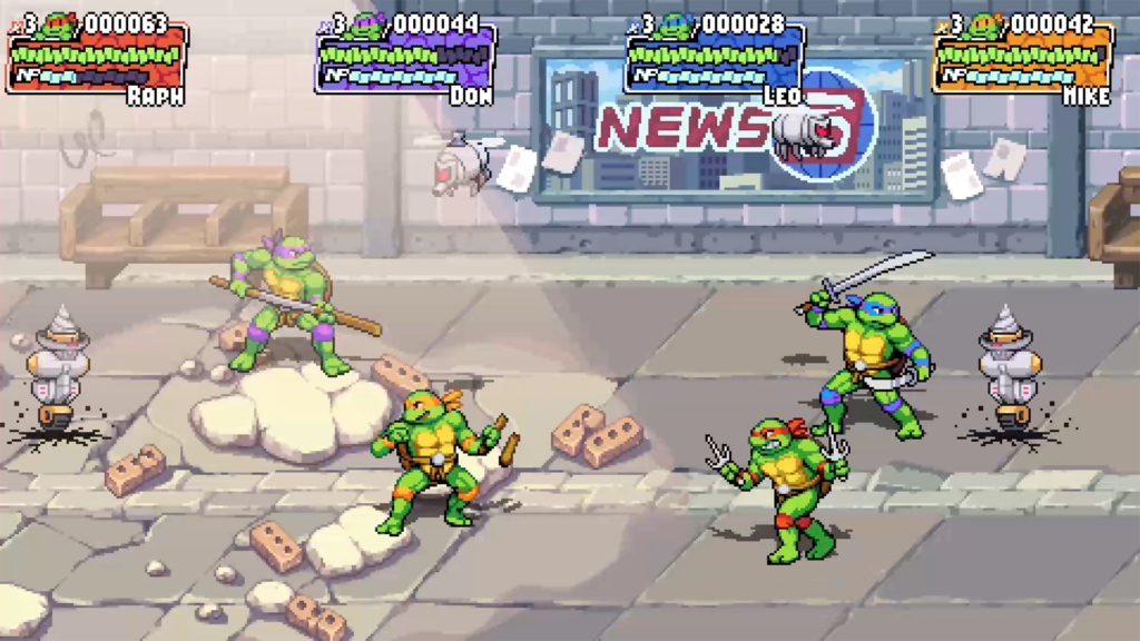 Review: Teenage Mutant Ninja Turtles: Shredder's Revenge explained to parents 8 TMNT Shredder Revenge Screenshot 6 Shared Screen