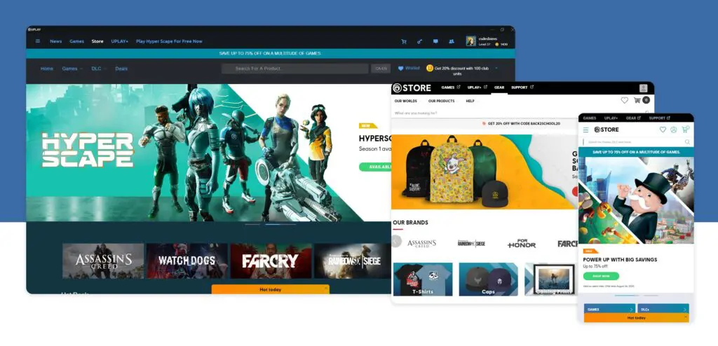 UbiStore-storefronts Écran Partagé