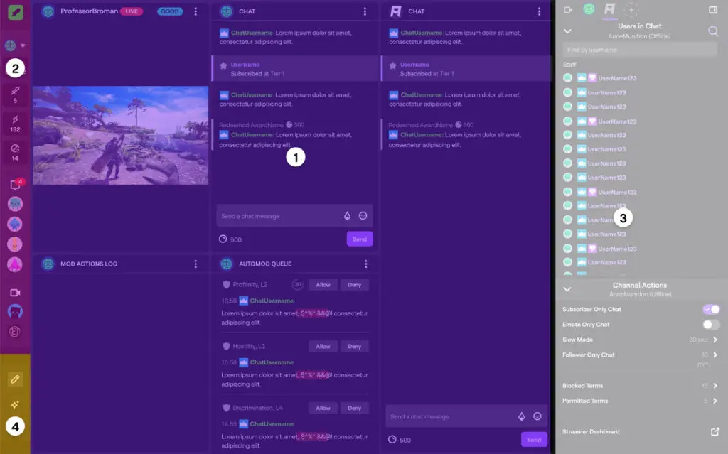 Is Twitch really safe for young people? 4 interface moderateur ecran partage