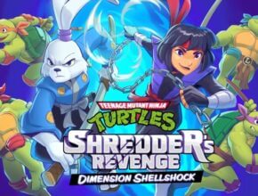 Teenage Mutant Ninja Turtles Shredders Revenge Dimension Shellshock Key Art Shared Screen