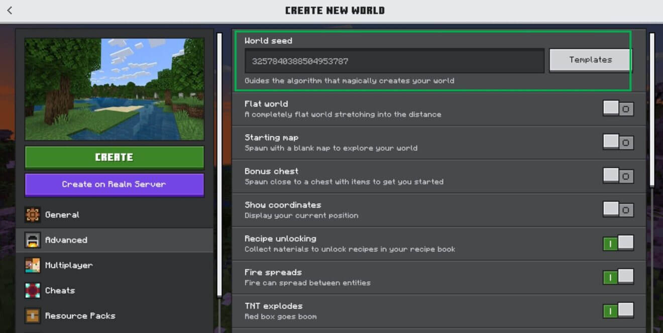 Minecraft: How to Customize Your World With the Settings - SHARED SCREEN