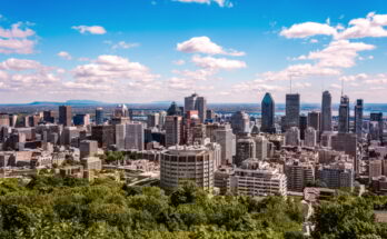 Montreal Skyline Featured Shared Screen