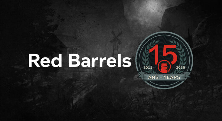 Red Barrels 15 years full logo FR EN