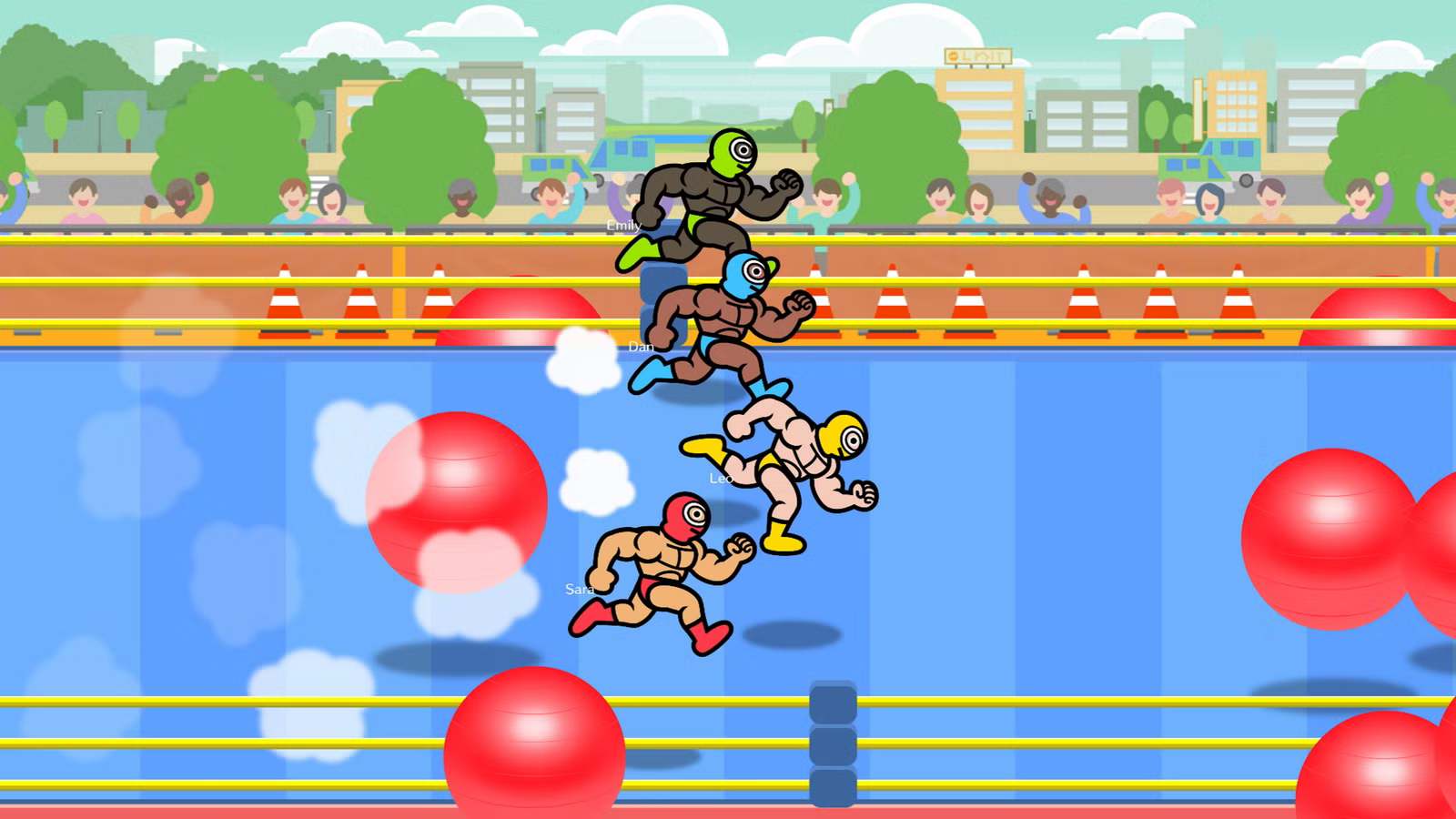 Rhythm Heaven Groove image 2 écran partagé 